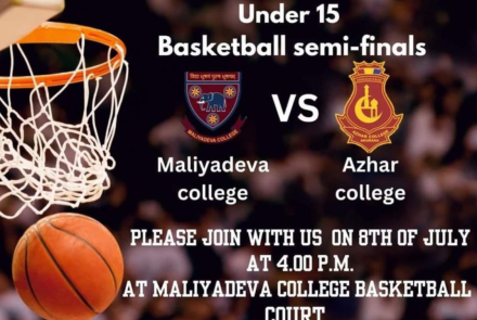 under-15 Basketball Semi-Final Match